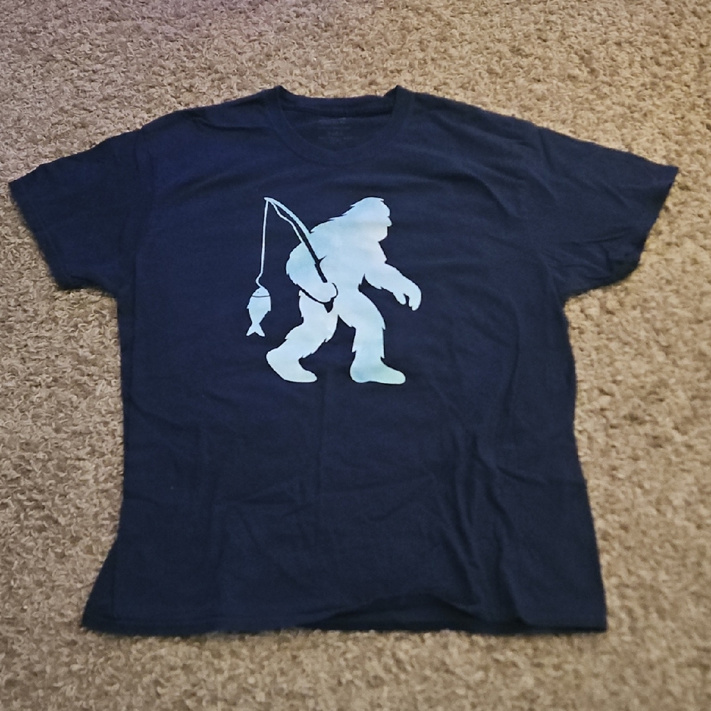 Navy Blue Crew Neck Tee